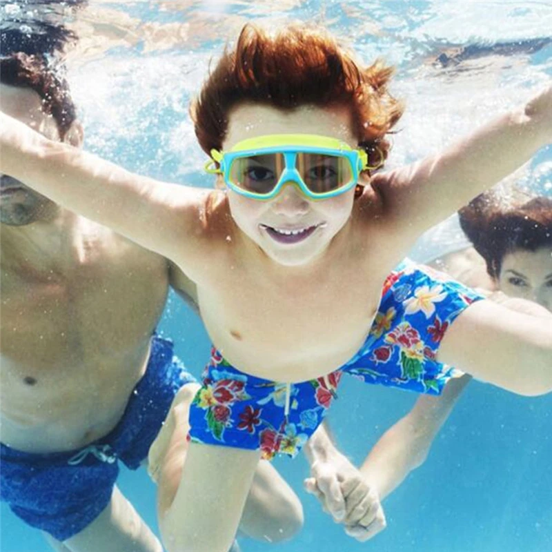 Swimming Goggles Comfortable Silicone Large Frame Adjustable Swim Glasses Children Anti-Fog UV Waterproof Swimming Eyewear
Swimming Goggles Comfortable Silicone Large Frame Adjustable Swim Glasses Children Anti-Fog UV Waterproof Swimming Eyewear