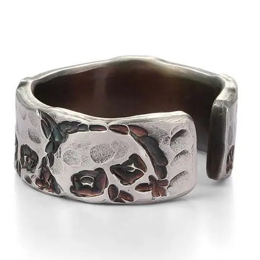 Original hand-forged craft skull opening adjustable ring domineering exaggerated trendy charm men's silver jewelry
Original hand-forged craft skull opening adjustable ring domineering exaggerated trendy charm men's silver jewelry