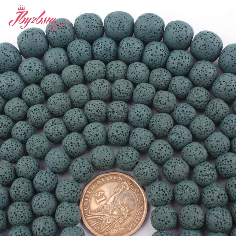8,10,12,14mm Sponge Beads Round Green Blue Lava Rock Volcanic Stone Loose Beads for DIY Accessories Necklace Jewelry Making 15"
8,10,12,14mm Sponge Beads Round Green Blue Lava Rock Volcanic Stone Loose Beads for DIY Accessories Necklace Jewelry Making 15"