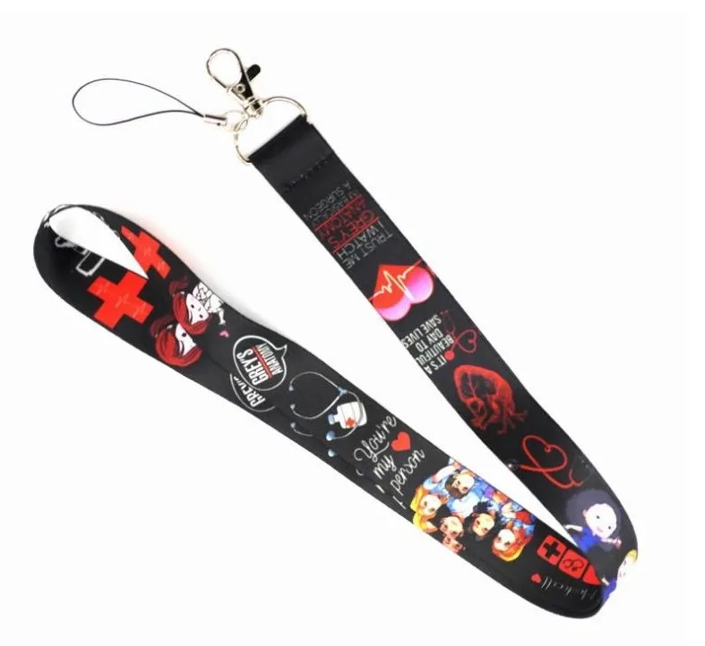 Hot Sale! Grey's Anatomy Doctors nurse Lanyard Neck Strap Card Bus ID Holders With Key Chain
Hot Sale! Grey's Anatomy Doctors nurse Lanyard Neck Strap Card Bus ID Holders With Key Chain