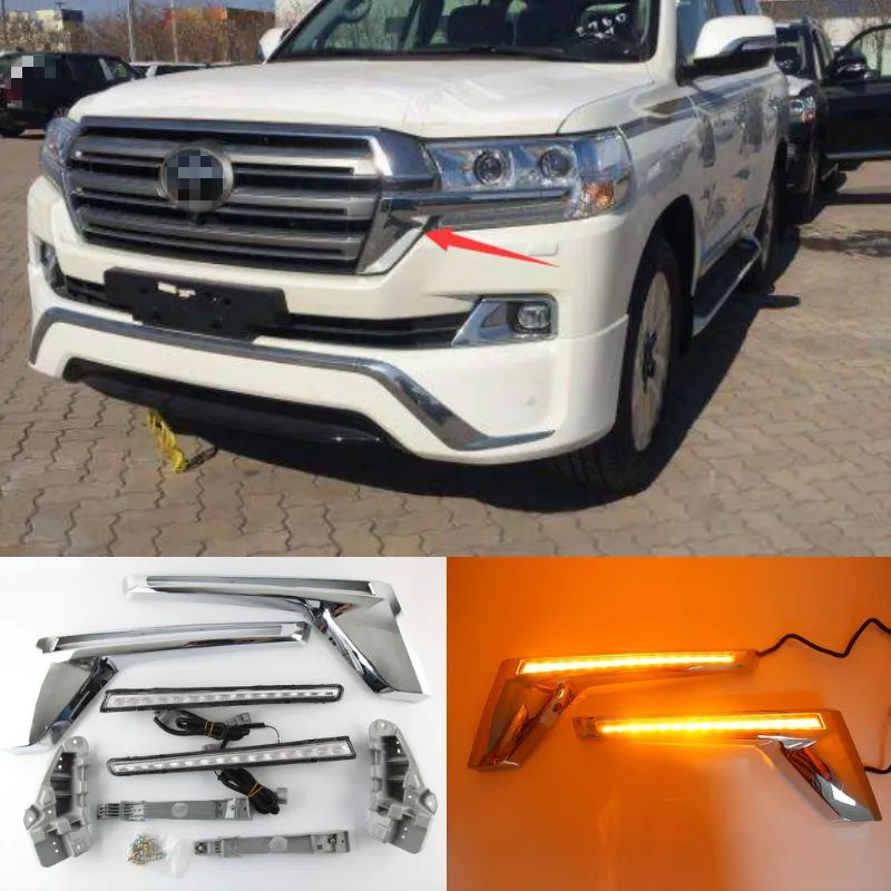 Car Led Signal Light Fit For Land Cruiser Prado LC200 2016 2018 2019 Yellow Turn Signal LED Mirror Indicator Chrome
Car Led Signal Light Fit For Land Cruiser Prado LC200 2016 2018 2019 Yellow Turn Signal LED Mirror Indicator Chrome