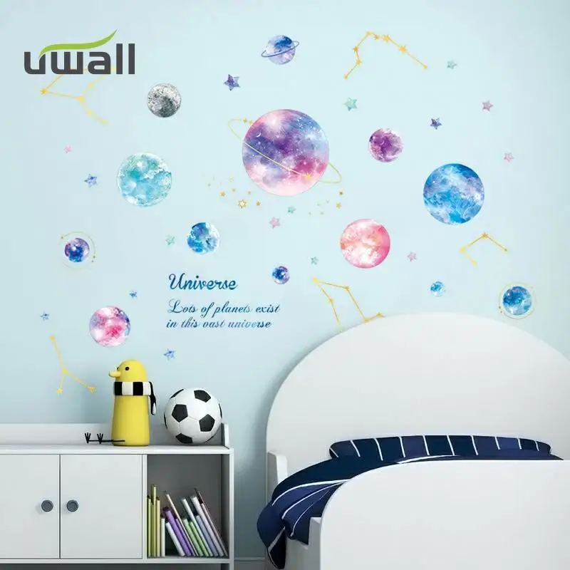 Cartoon Nine Planet Crystal Starry Stickers Kids Room Decoration Creative Wall Sticker Self-Adhesive Home Decor Bedroom Decor
Cartoon Nine Planet Crystal Starry Stickers Kids Room Decoration Creative Wall Sticker Self-Adhesive Home Decor Bedroom Decor