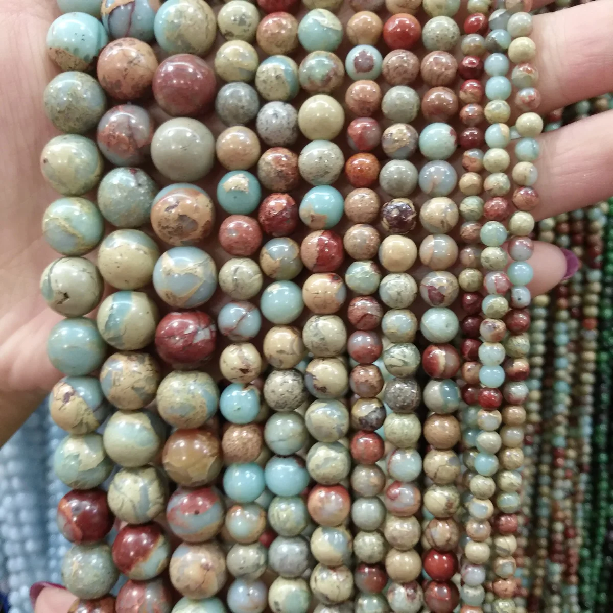 Natural stone beads Snake Skin stone4/6/8/10mm Round Isolation loose beads for Jewelry Making DIY Necklace Bracelets Accessories
Natural stone beads Snake Skin stone4/6/8/10mm Round Isolation loose beads for Jewelry Making DIY Necklace Bracelets Accessories