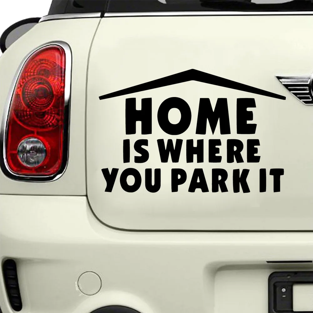 Car Door Home Is Where You Park It Auto Sticker Motorcycle Decorative Stickers Car Window Rearview Mirror Decals
Car Door Home Is Where You Park It Auto Sticker Motorcycle Decorative Stickers Car Window Rearview Mirror Decals