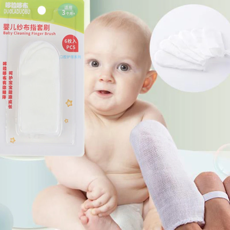 6Pcs Infant Toddler Baby Cotton Mouth Gum Wipe Cleaning Gauze Oral Finger Toothbrush Home Baby Safe Mouth care Gadget Supplies
6Pcs Infant Toddler Baby Cotton Mouth Gum Wipe Cleaning Gauze Oral Finger Toothbrush Home Baby Safe Mouth care Gadget Supplies