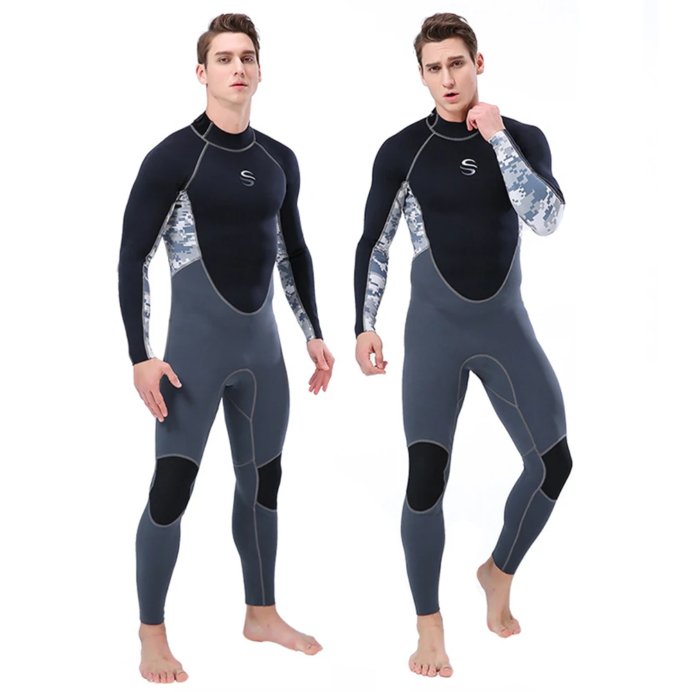 Men's full body 2MM neoprene wetsuit with rear zipper scuba diving suit swimming suit triathlon surfing snorkeling spear fishing
Men's full body 2MM neoprene wetsuit with rear zipper scuba diving suit swimming suit triathlon surfing snorkeling spear fishing