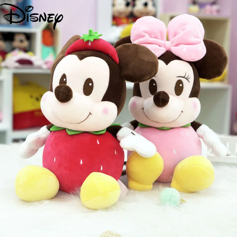 Original Disney Plush Toys New Strawberry Mickey Minnie Doll Mickey Mouse Doll Children's Gift
Original Disney Plush Toys New Strawberry Mickey Minnie Doll Mickey Mouse Doll Children's Gift