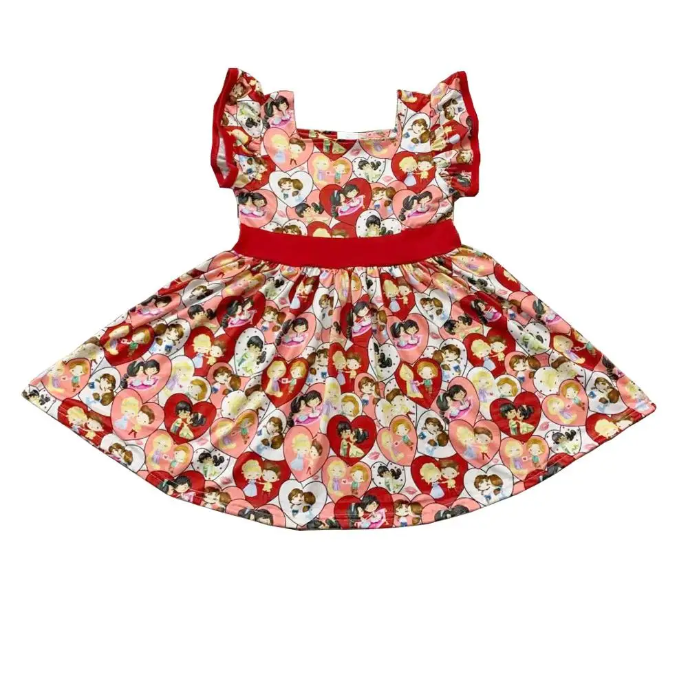 Hot Sale Fashion Lovely Baby Girls Shoer Sleeve Dress Kids Cute Heart Print Valentine Day Children Spring Holiday Wear Clothes
Hot Sale Fashion Lovely Baby Girls Shoer Sleeve Dress Kids Cute Heart Print Valentine Day Children Spring Holiday Wear Clothes