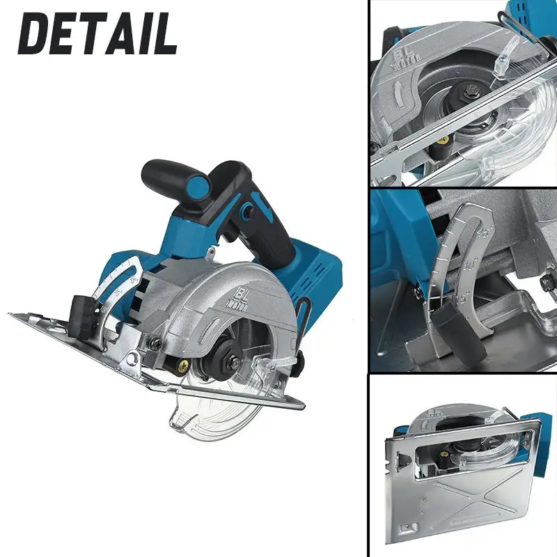 10800RPM 125mm Cordless Electric Circular Wood Cutter Adjustable Sawing Machine Woodworking Metal Cutter for 18V Makita Battery
10800RPM 125mm Cordless Electric Circular Wood Cutter Adjustable Sawing Machine Woodworking Metal Cutter for 18V Makita Battery