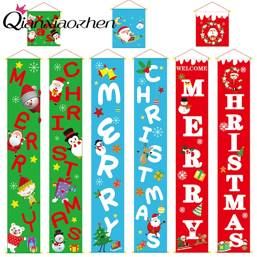 Qianxiaozhen Merry Christmas Couplet Christmas Decoration Christmas Ornaments Christmas Decorations For Home
Qianxiaozhen Merry Christmas Couplet Christmas Decoration Christmas Ornaments Christmas Decorations For Home