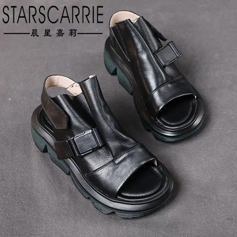 Roman sandals women's thick soles summer 2021 Retro Leather comfortable waterproof platform soft bottom muffin hollow out boots
Roman sandals women's thick soles summer 2021 Retro Leather comfortable waterproof platform soft bottom muffin hollow out boots