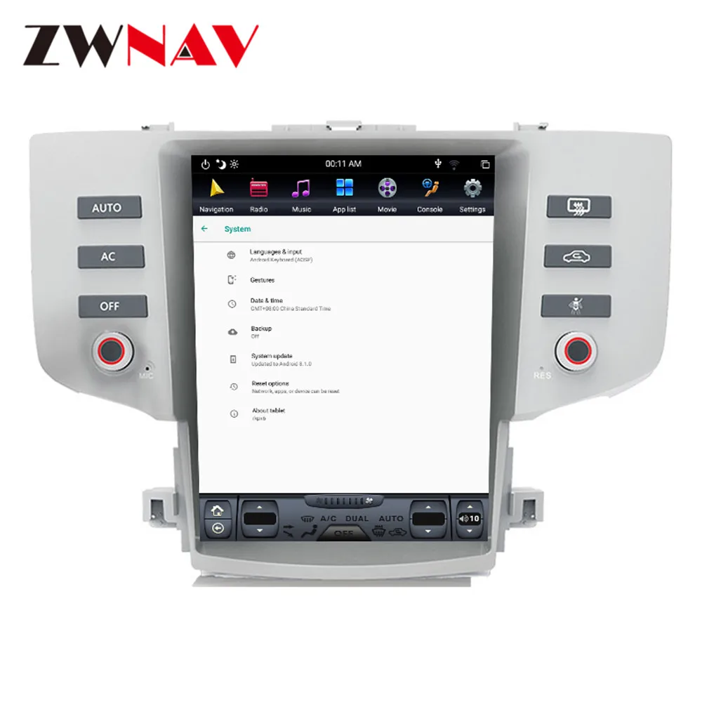 12.1''Tesla Android 9.0 PX6 4+64GB Voice Control Built-in CARPLAY Car Radio For Toyota Mark X Reiz 2005-2009 GPS Navigation GPS
12.1''Tesla Android 9.0 PX6 4+64GB Voice Control Built-in CARPLAY Car Radio For Toyota Mark X Reiz 2005-2009 GPS Navigation GPS