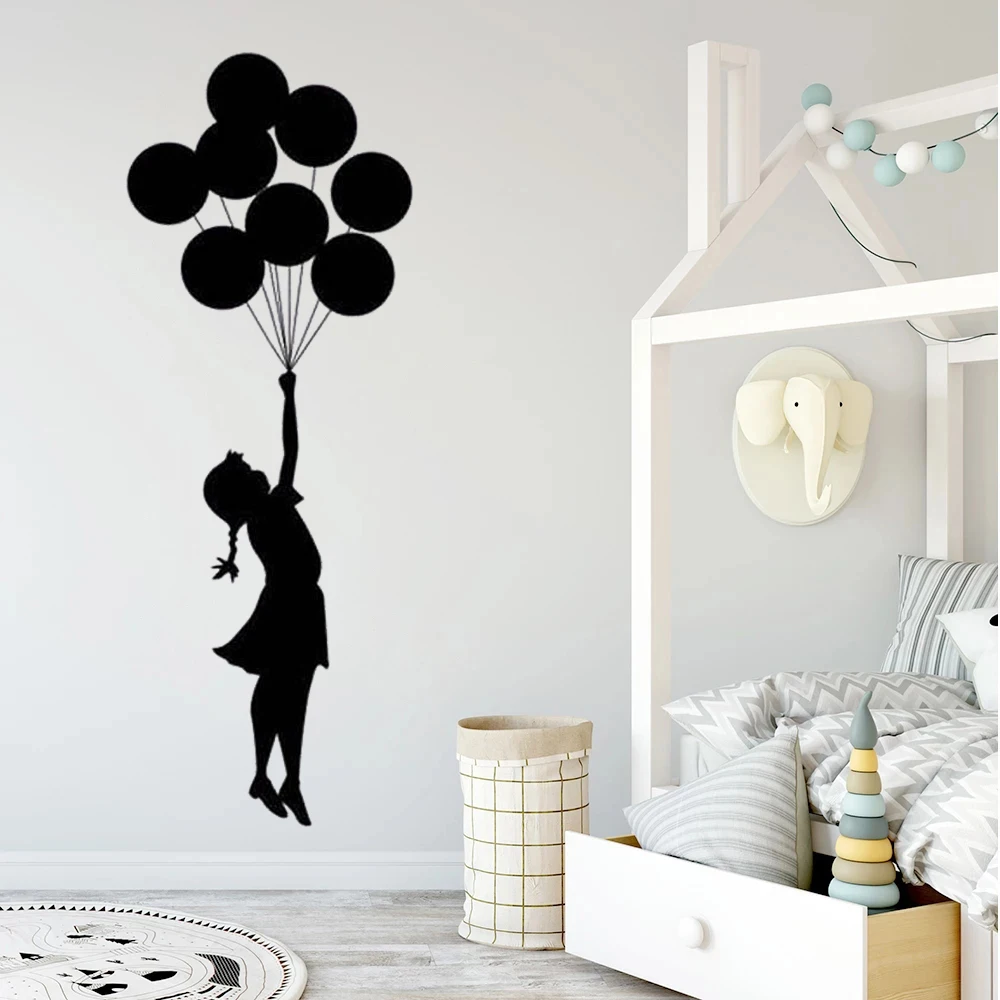 Cartoon Girl Balloon Wall Stickers For Kids Baby Girl Rooms Decals Removable Vinyl Modern Bedroom Decor Art Cut Mural DW20528
Cartoon Girl Balloon Wall Stickers For Kids Baby Girl Rooms Decals Removable Vinyl Modern Bedroom Decor Art Cut Mural DW20528