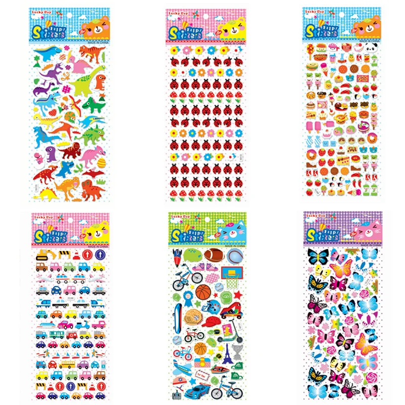 3 Pcs/Set DIY 3D Sticker Children's Cartoon Bubble Animal Insect Dinosaur Butterfly Cute Stickers For Boys Girls Gift
3 Pcs/Set DIY 3D Sticker Children's Cartoon Bubble Animal Insect Dinosaur Butterfly Cute Stickers For Boys Girls Gift
