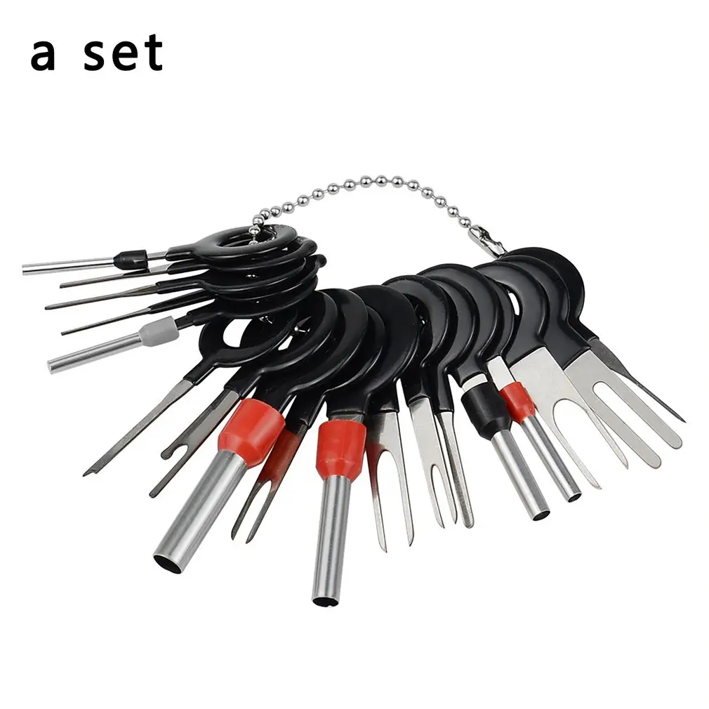 41Pcs Car Terminal Removal Kit Wiring Crimp Connector Pin Extractor Puller Terminal Car Repair Professional Tools
41Pcs Car Terminal Removal Kit Wiring Crimp Connector Pin Extractor Puller Terminal Car Repair Professional Tools