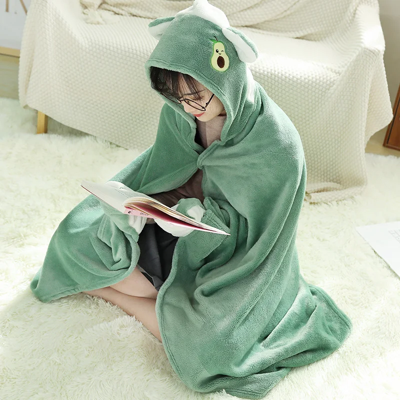120cm Cute Elk Cat Avocado Bear Plush Cape Lazy Blanket Soft Cartoon Stuffed Cloak Doll Cosplay Air Blankets Birthday Gift
120cm Cute Elk Cat Avocado Bear Plush Cape Lazy Blanket Soft Cartoon Stuffed Cloak Doll Cosplay Air Blankets Birthday Gift