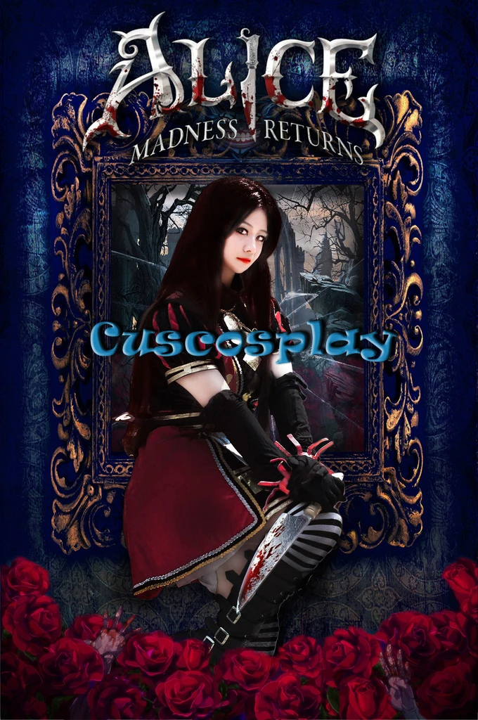 Alice:Madness Returns Alice Lolita Dress Cosplay Costume Playing cards outfit full set Halloween Dress For Women can custom made
Alice:Madness Returns Alice Lolita Dress Cosplay Costume Playing cards outfit full set Halloween Dress For Women can custom made