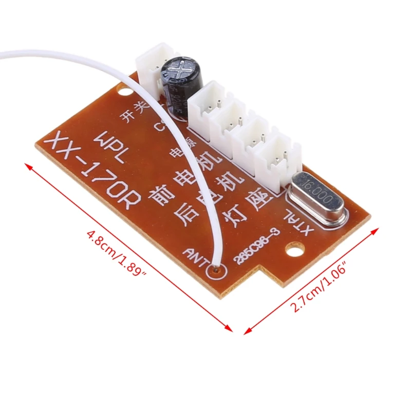 Receiver Main Board Plate for RC 1/16 Climbing Crawler Car WPL B-1/B-24/C-14/C-24/B-16 Part Spare Parts Accessories
Receiver Main Board Plate for RC 1/16 Climbing Crawler Car WPL B-1/B-24/C-14/C-24/B-16 Part Spare Parts Accessories