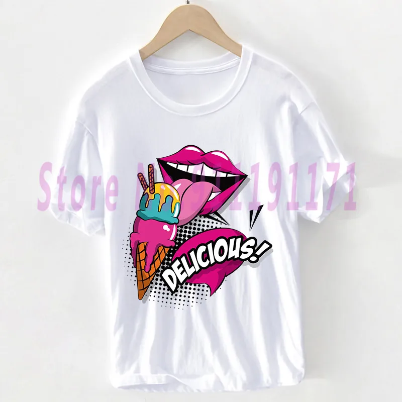 Sexy Lip t shirt Unisex 100% Cotton cute Smile T-shirt Sexy Lady Graphics Tops Tees Casual Rose clothes female/Man Pluse Size
Sexy Lip t shirt Unisex 100% Cotton cute Smile T-shirt Sexy Lady Graphics Tops Tees Casual Rose clothes female/Man Pluse Size