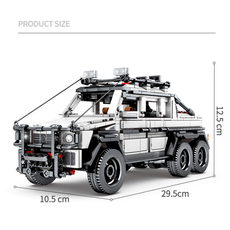 GLE SUV G500 Pickup Off-road vehicle Famous Super Sports racing car MOC Technique Model Building Blocks Bricks toys boys gift
GLE SUV G500 Pickup Off-road vehicle Famous Super Sports racing car MOC Technique Model Building Blocks Bricks toys boys gift