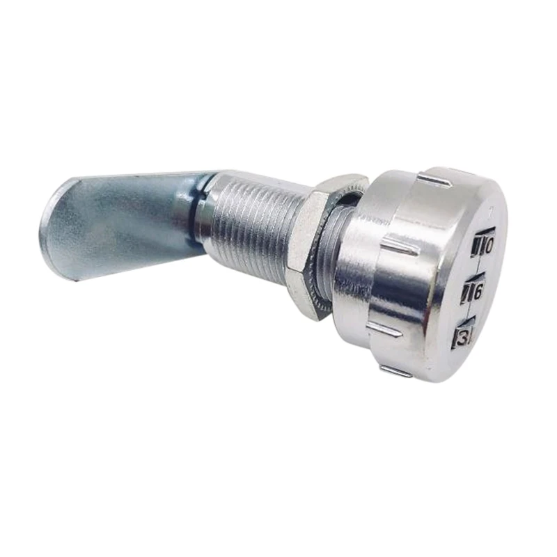 Coded Cam Lock 3-Digit Combination Password Lock 30mm Thread Length Zinc Alloy Coded Security Lock for Safe Locker Box
Coded Cam Lock 3-Digit Combination Password Lock 30mm Thread Length Zinc Alloy Coded Security Lock for Safe Locker Box