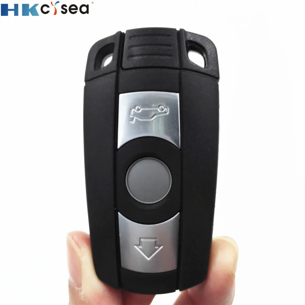 HKCYSEA 3 кнопки складной дистанционный ключ для автомобиля с 315/433/868 МГц ID7944 чип BMW 3/5