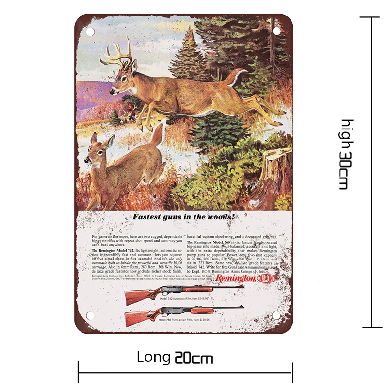 retro hunting rifle metal sign vintage tin plate painting wall decoration for gun store home cafe bar
retro hunting rifle metal sign vintage tin plate painting wall decoration for gun store home cafe bar
