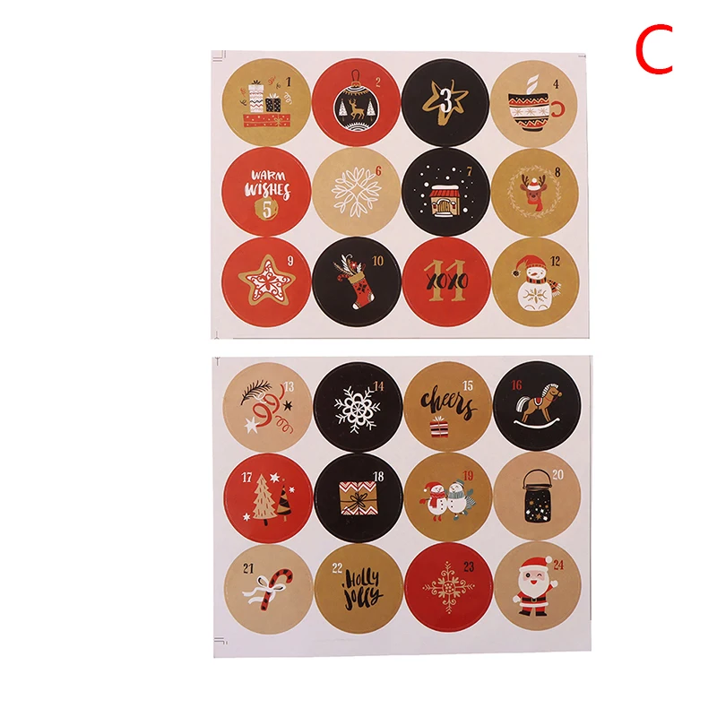24Pcs /sheet Christmas Stickers Animals Snowman Trees Decorative Stickers Wrapping Gift Box Label Christmas Tags
24Pcs /sheet Christmas Stickers Animals Snowman Trees Decorative Stickers Wrapping Gift Box Label Christmas Tags