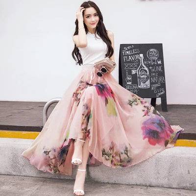 NEW TingYiLi Long Floral Skirts Womens Holiday Beach Boho Skirt Summer Long Skirts Elegant Ladies Maxi Chiffon Skirt 8M Big Swin
NEW TingYiLi Long Floral Skirts Womens Holiday Beach Boho Skirt Summer Long Skirts Elegant Ladies Maxi Chiffon Skirt 8M Big Swin