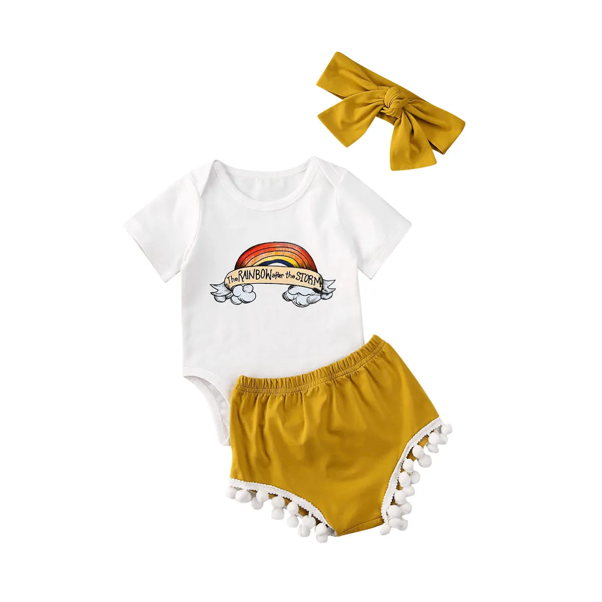 Pudcoco Baby Summer Clothing Infant Newborn Baby Girls Clothes Set Short Sleeve Bodysuits Shorts Headband 3Pcs Rainbow Outfits
Pudcoco Baby Summer Clothing Infant Newborn Baby Girls Clothes Set Short Sleeve Bodysuits Shorts Headband 3Pcs Rainbow Outfits