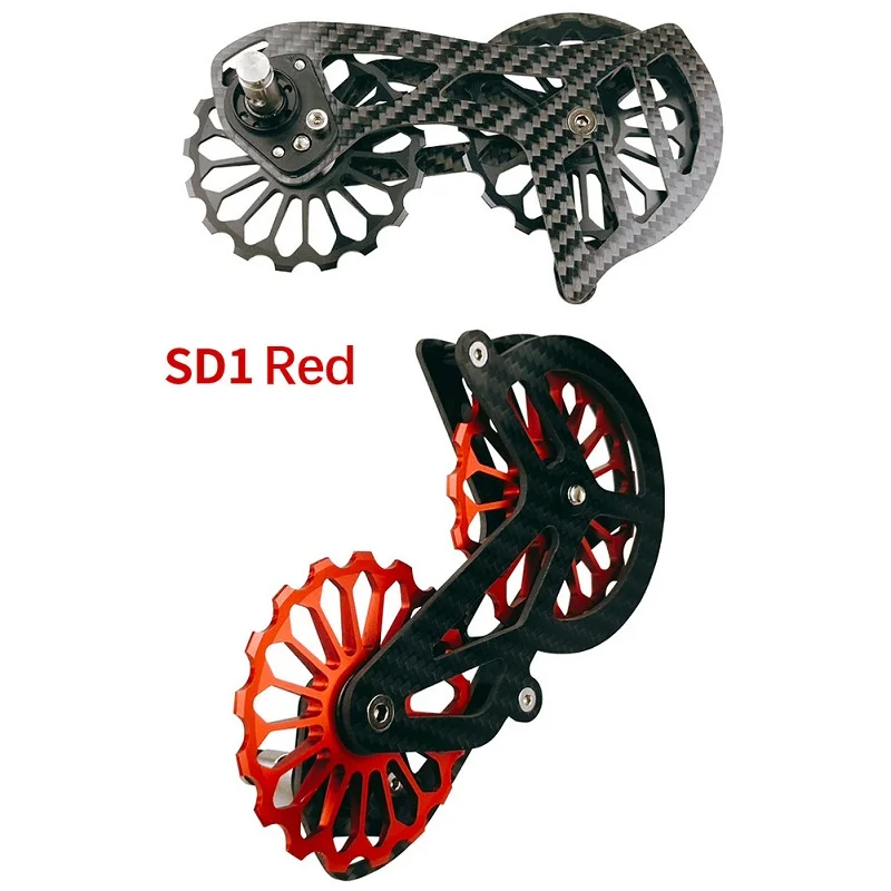 SD1/2/3/4/5/6 Oversized Derailleur Pulley Wheel(OSPW) Ceramic & Carbon Fit For Shimano Series Road Bike Derailleur Big Pulley
SD1/2/3/4/5/6 Oversized Derailleur Pulley Wheel(OSPW) Ceramic & Carbon Fit For Shimano Series Road Bike Derailleur Big Pulley