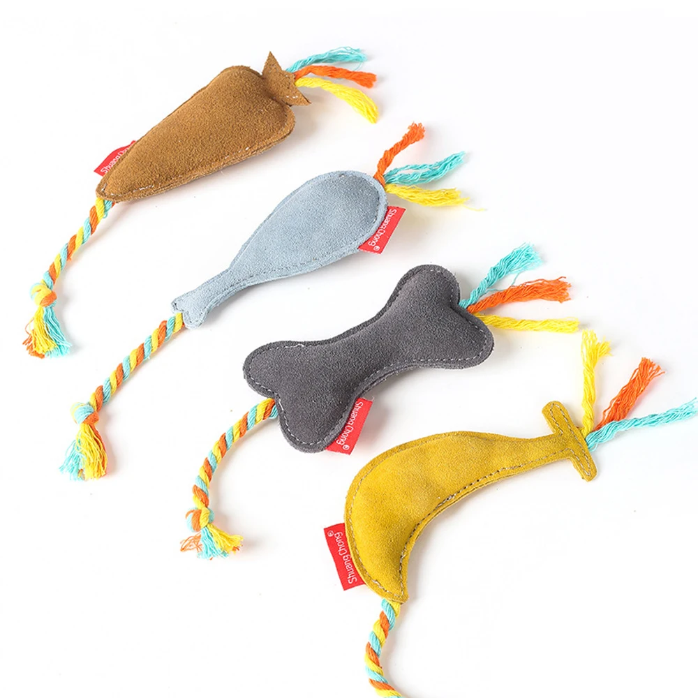 Leather Sounding Squeaky Dogs Toys Puppy Chew Training Toy Dog Tooth Cleaning Interactive Toys Banana Carrot Bone Pet Supplies
Leather Sounding Squeaky Dogs Toys Puppy Chew Training Toy Dog Tooth Cleaning Interactive Toys Banana Carrot Bone Pet Supplies