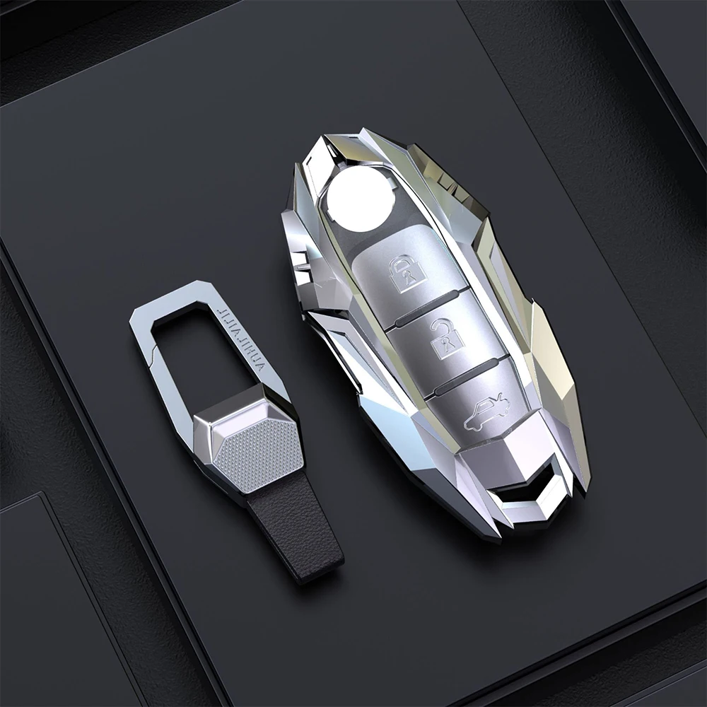 Чехол для автомобильного ключа из цинкового сплава для Nissan SYLPHY, TEANA X-TRAIL QASHQAI, защитный чехол Bluebird, автомобильные аксессуары
Чехол для автомобильного ключа из цинкового сплава для Nissan SYLPHY, TEANA X-TRAIL QASHQAI, защитный чехол Bluebird, автомобильные аксессуары