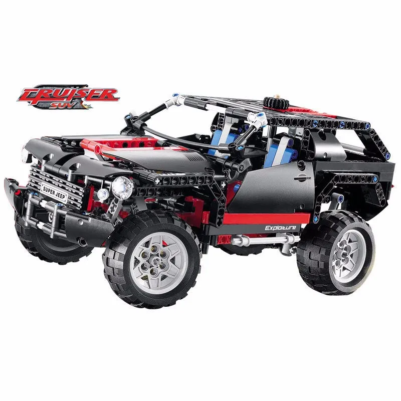 3341 Extreme Cruiser SUV 589pcs Racing Car Model Building Block Sets DIY Bricks Toys Compatible With Technic 8081
3341 Extreme Cruiser SUV 589pcs Racing Car Model Building Block Sets DIY Bricks Toys Compatible With Technic 8081