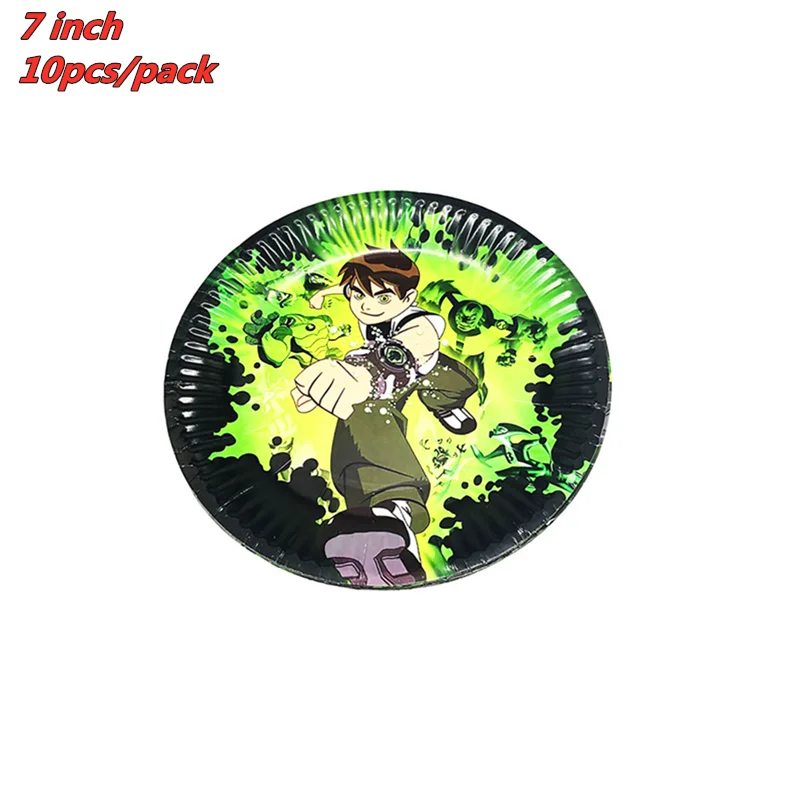 83Pcs Ben 10 Theme Cup Plate Napkin Flag Kid Birthday Party Decoration Party Event Supplies Favor Items for Kids 10 People Use
83Pcs Ben 10 Theme Cup Plate Napkin Flag Kid Birthday Party Decoration Party Event Supplies Favor Items for Kids 10 People Use