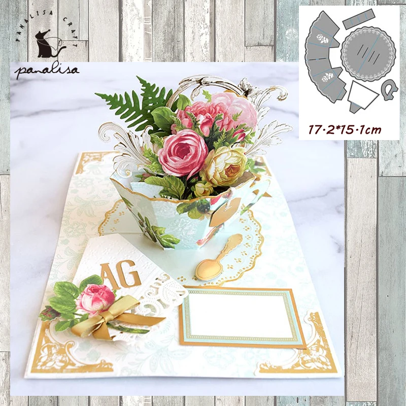 Panalisacraft Big 3D Cup Card Metal Cutting Dies And Stamps cut die scrapbooking Album Paper Card Craft Embossing
Panalisacraft Big 3D Cup Card Metal Cutting Dies And Stamps cut die scrapbooking Album Paper Card Craft Embossing