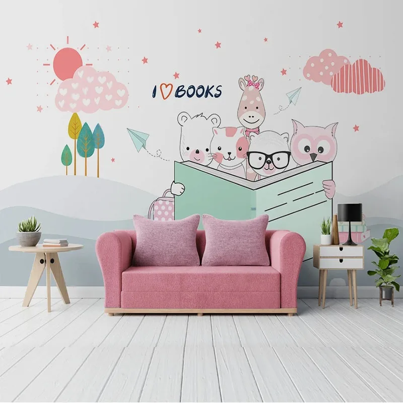 Photo Wallpaper 3D Modern Minimalist Hand-Painted Children's Room Sky Creative Cloud Animal Love Bedroom Cartoon Stickers Pepal
Photo Wallpaper 3D Modern Minimalist Hand-Painted Children's Room Sky Creative Cloud Animal Love Bedroom Cartoon Stickers Pepal