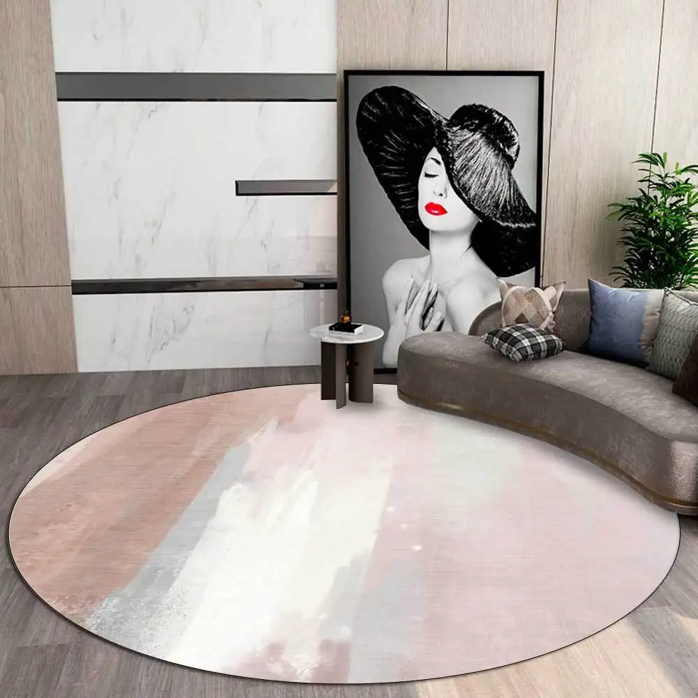 Fashion, modern, simple and fresh watercolor, pink white living room, bedroom, hanging basket chair, round floor mat carpet
Fashion, modern, simple and fresh watercolor, pink white living room, bedroom, hanging basket chair, round floor mat carpet
