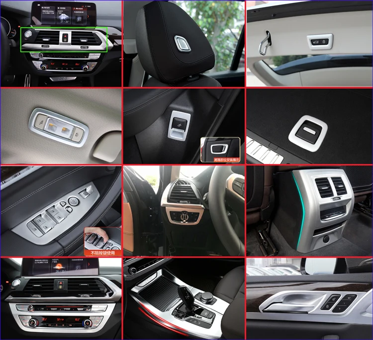 Для BMW X3 G01 2018 2019 автомобильные аксессуары ABS внутренняя Внутренняя крышка отделка полный комплект 30 шт.
Для BMW X3 G01 2018 2019 автомобильные аксессуары ABS внутренняя Внутренняя крышка отделка полный комплект 30 шт.