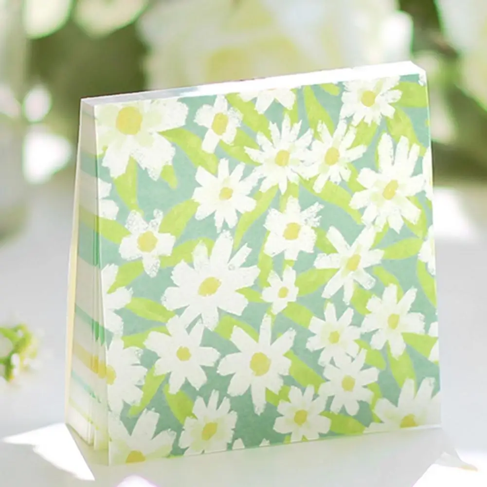 100 Sheets Funny Memo Pad Hand-written 4 Colors Memo Paper Fresh Flower Reminders Planner Notes Card for Office Memo Note
100 Sheets Funny Memo Pad Hand-written 4 Colors Memo Paper Fresh Flower Reminders Planner Notes Card for Office Memo Note