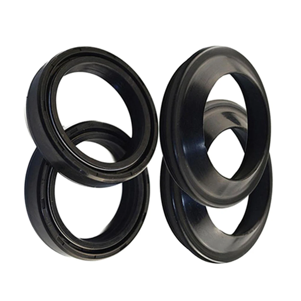 Rubber Front Fork Shock Oil Seal and Dust Seal Set 41mm x 54mm x 11mm for Yamaha XVS650 V Star Custom 1998-2008
Rubber Front Fork Shock Oil Seal and Dust Seal Set 41mm x 54mm x 11mm for Yamaha XVS650 V Star Custom 1998-2008