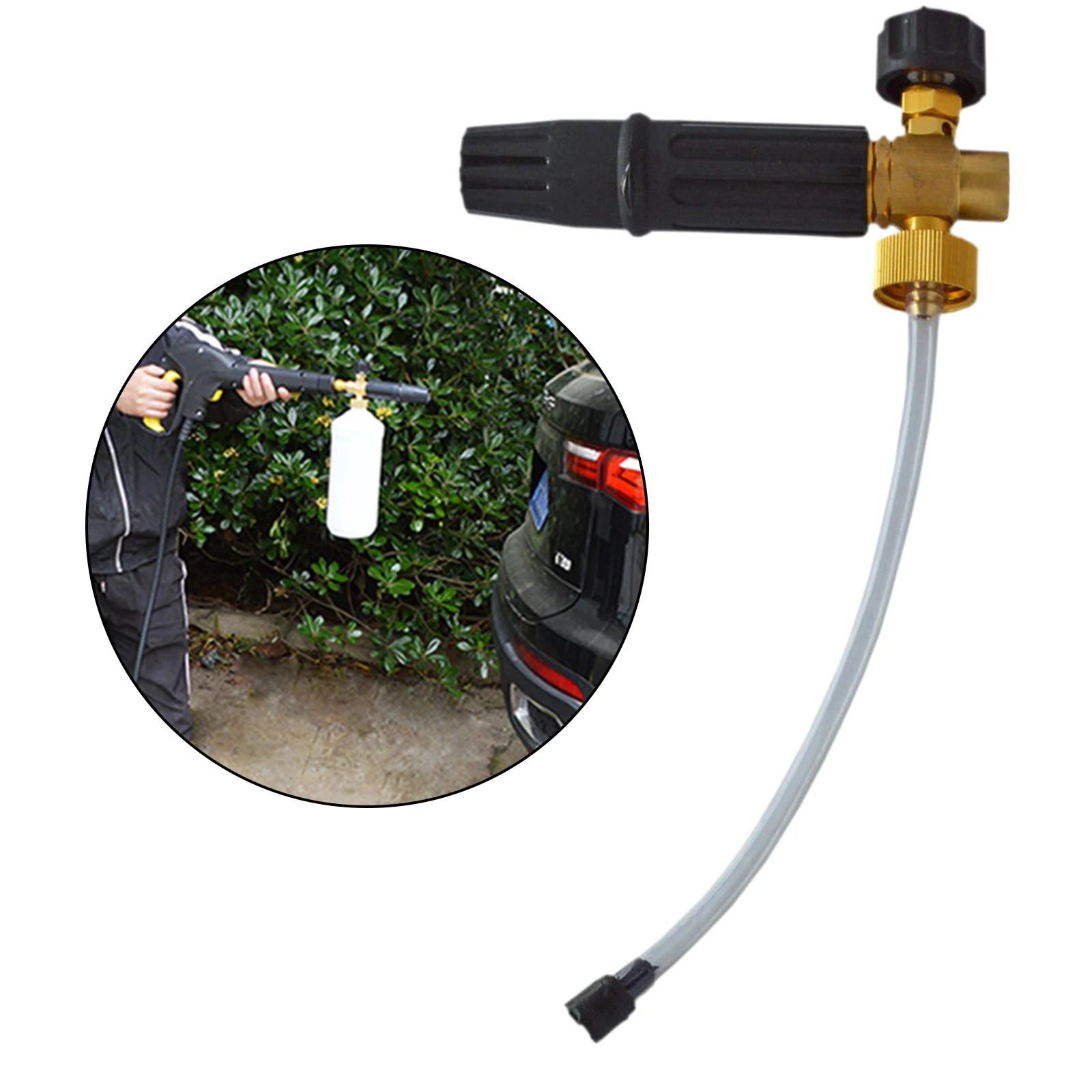 Adjustable Pressure Washer Jet Wash 1/4 Quick Release Snow Foam Lance, Pressure Washer Nozzles for Cleaning
Adjustable Pressure Washer Jet Wash 1/4 Quick Release Snow Foam Lance, Pressure Washer Nozzles for Cleaning