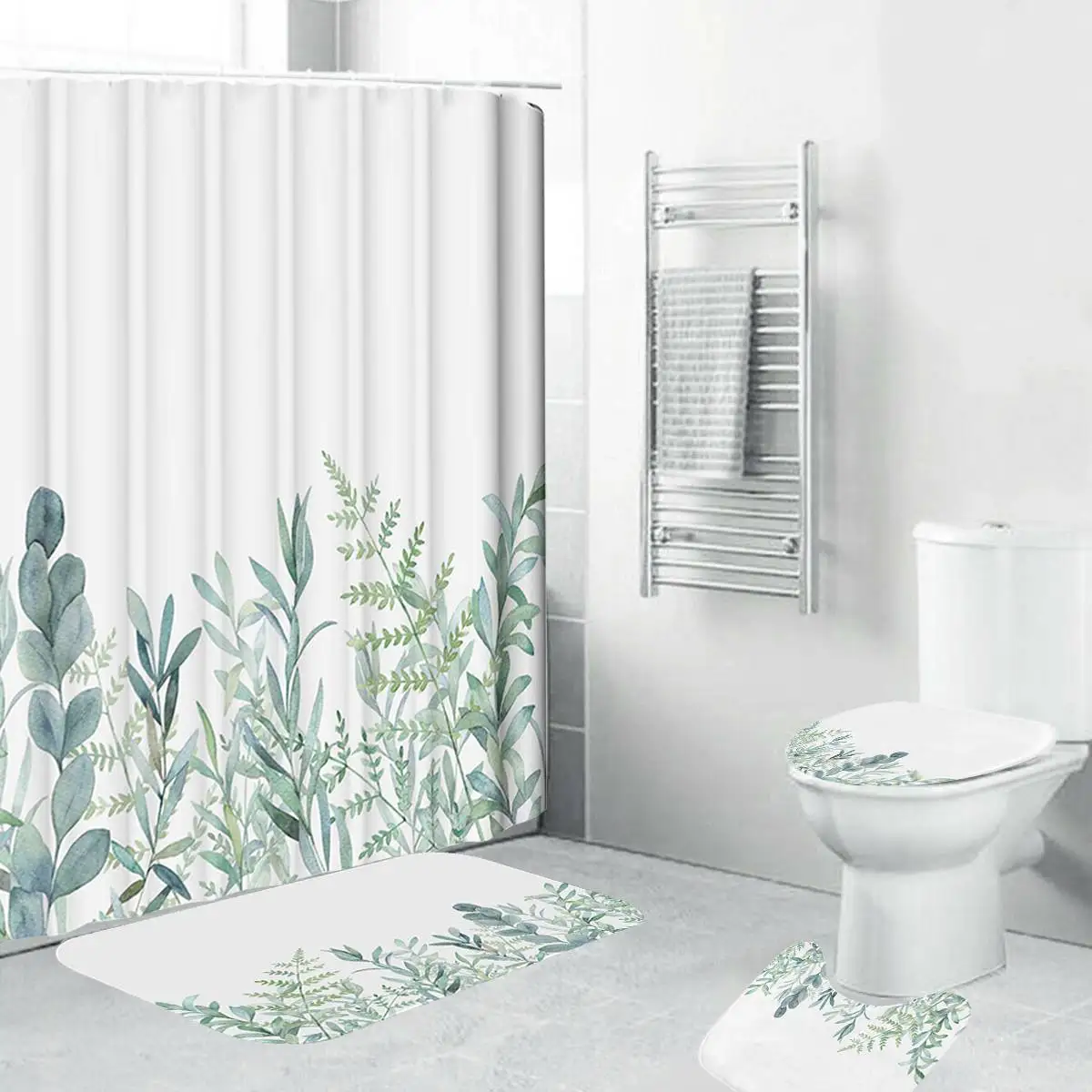 Водонепроницаемые занавески для ванной комнаты из полиэстера с 3D цветами и пластиковыми крючками, коврик-подставка + крышка для унитаза + ко...
Водонепроницаемые занавески для ванной комнаты из полиэстера с 3D цветами и пластиковыми крючками, коврик-подставка + крышка для унитаза + ко...