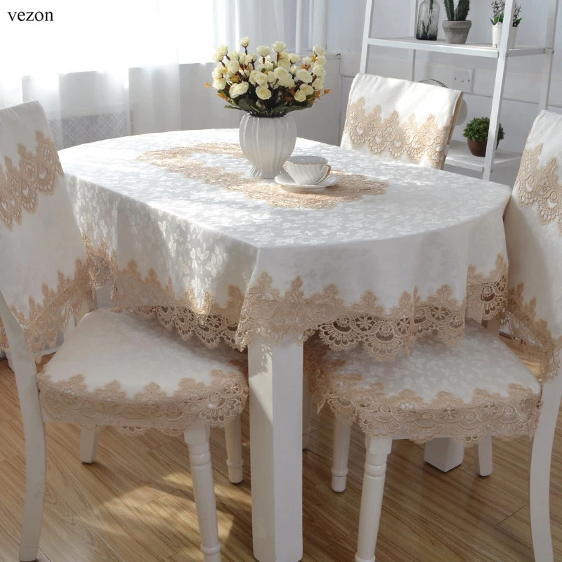 Vezon Лидер продаж элегантное кружевное скатерть Свадебная вечеринка домашняя