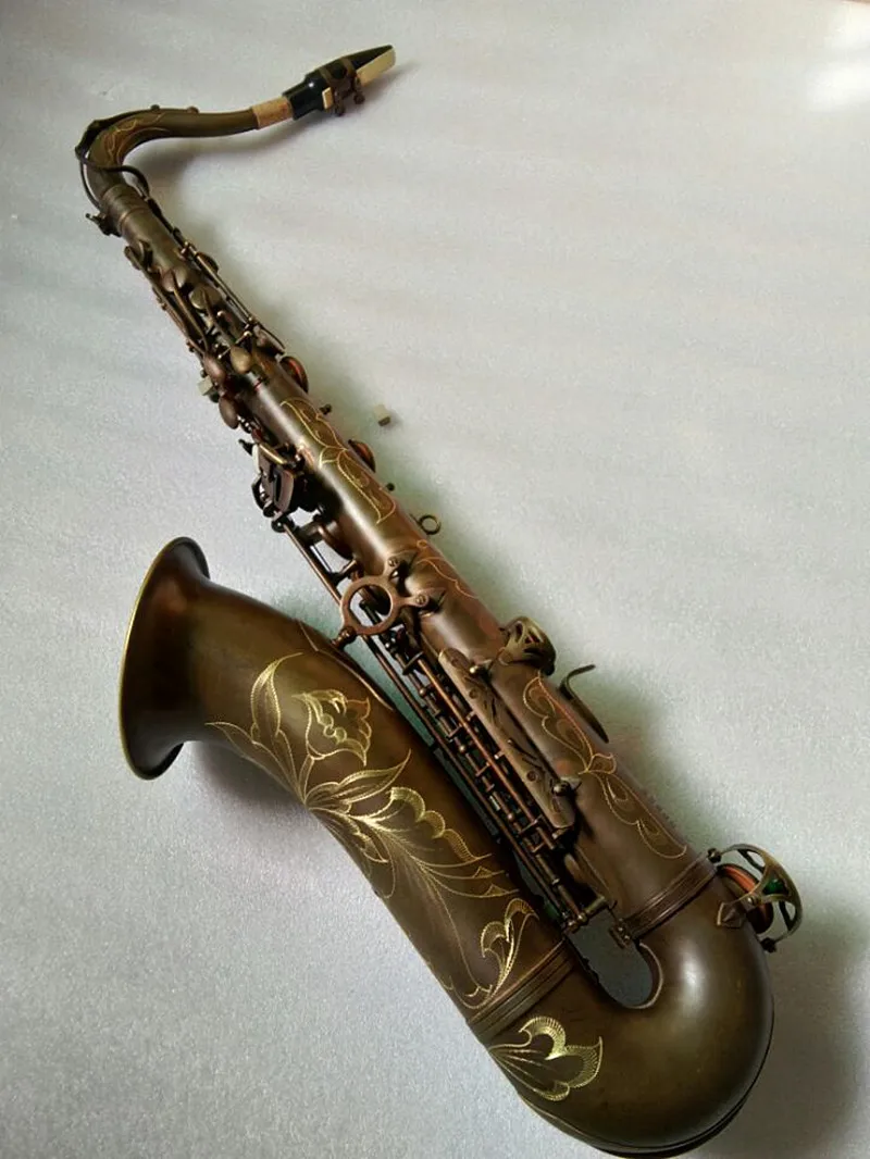 Новый высококачественный тенор-саксофон античная медь B-flat Ретро Бронзовый