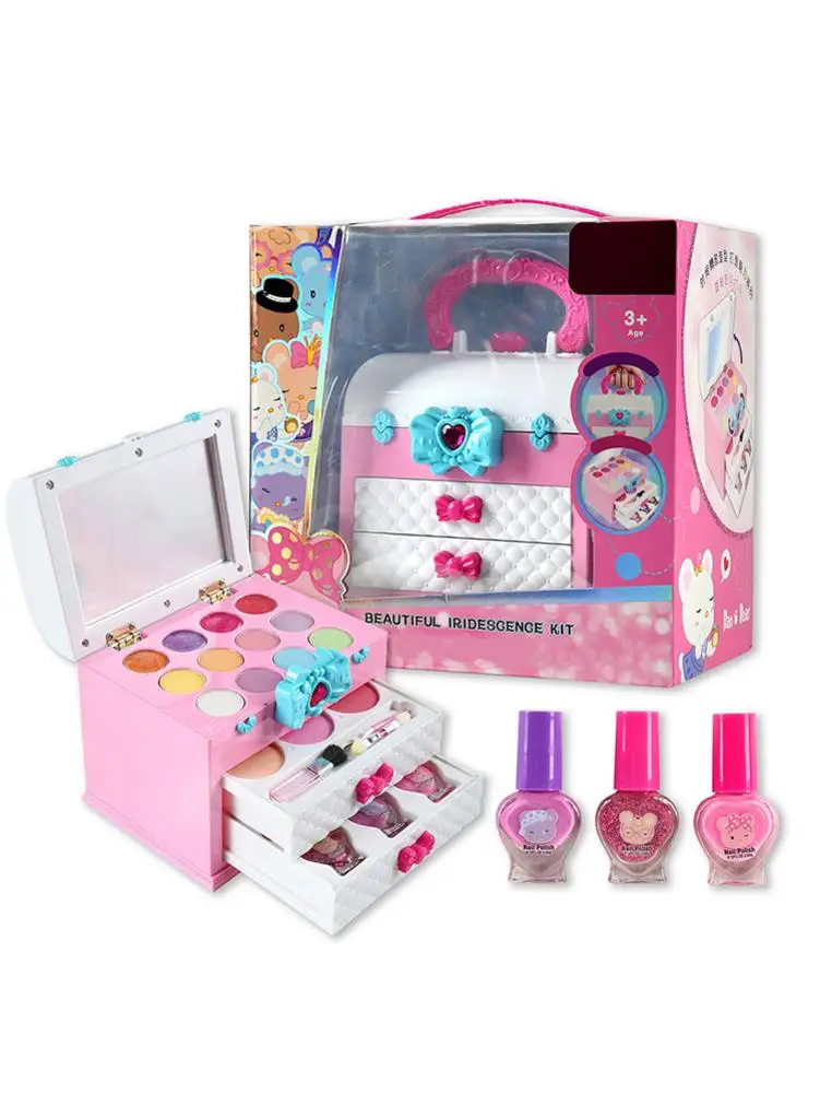 Girl Pretend Play Makeup Set Cosmetic Kit Toy With Portable Box For Children Gifts Beautiful Symphony Portable Treasure Box Set
Girl Pretend Play Makeup Set Cosmetic Kit Toy With Portable Box For Children Gifts Beautiful Symphony Portable Treasure Box Set
