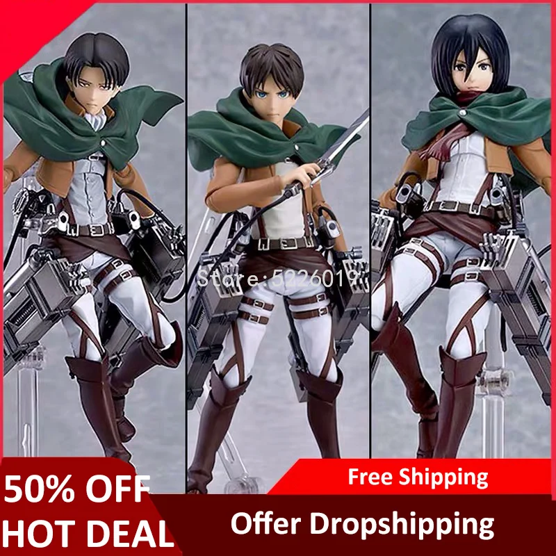 15cm Attack On Titan Anime Figure 203# Mikasa Action Figure 207# Eren Yeager Figure 213# Figurine Toys
15cm Attack On Titan Anime Figure 203# Mikasa Action Figure 207# Eren Yeager Figure 213# Figurine Toys