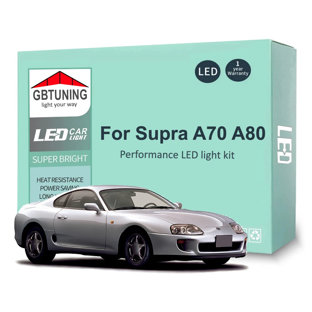 Комплект светодиодных ламп для светильник освещения для Toyota Supra 1986-1996 1997 1998 1999 2000 2001 2002, купольная лампа для чтения карты автомобиля без ошиб...
Комплект светодиодных ламп для светильник освещения для Toyota Supra 1986-1996 1997 1998 1999 2000 2001 2002, купольная лампа для чтения карты автомобиля без ошиб...