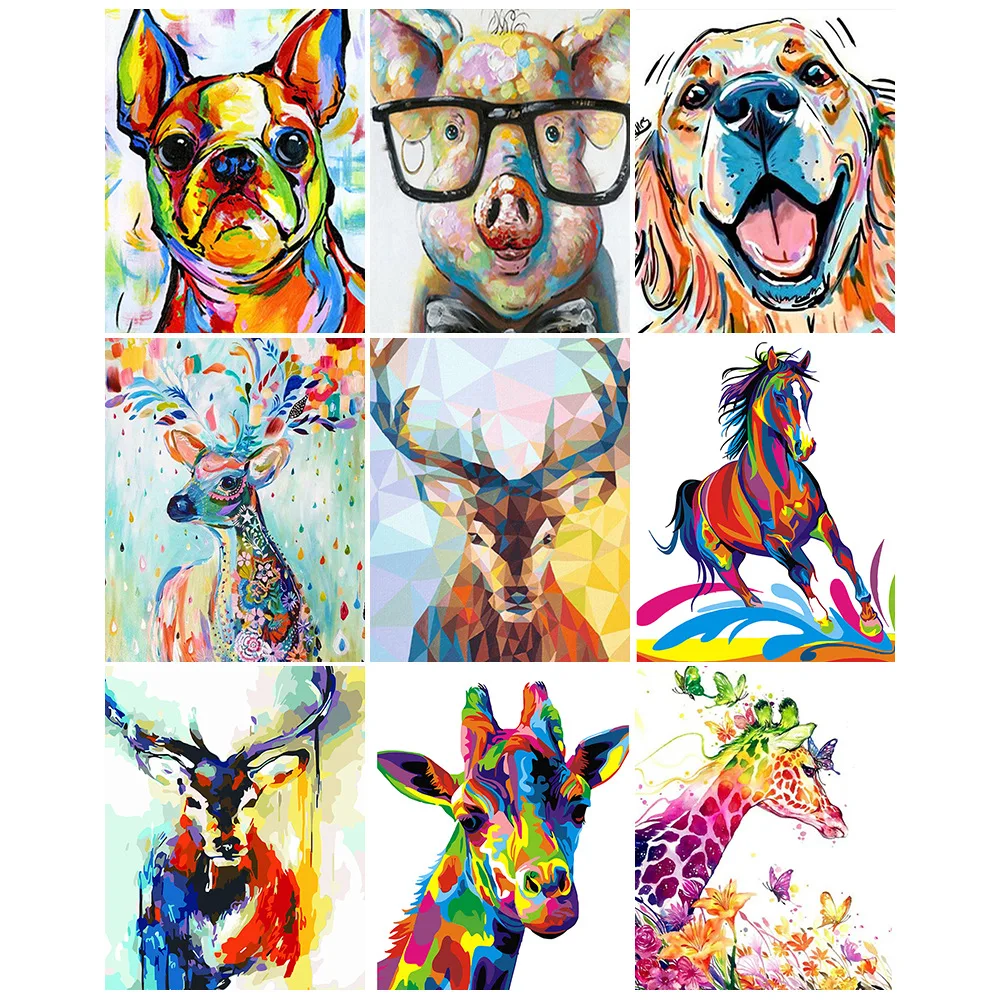 SELILALI Diamond Painting Color Animal Picture Art Handmade DIY Gift For Home Decoration Diamond Paints Cross Stitch Drill Kits
SELILALI Diamond Painting Color Animal Picture Art Handmade DIY Gift For Home Decoration Diamond Paints Cross Stitch Drill Kits