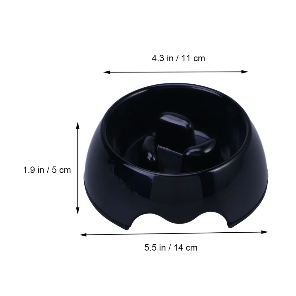 Pet Dog Cat Anti-choke Food Water Bowl Large and Small Animals Bloat Stop Food Slow Feeder Size (Black)
Pet Dog Cat Anti-choke Food Water Bowl Large and Small Animals Bloat Stop Food Slow Feeder Size (Black)